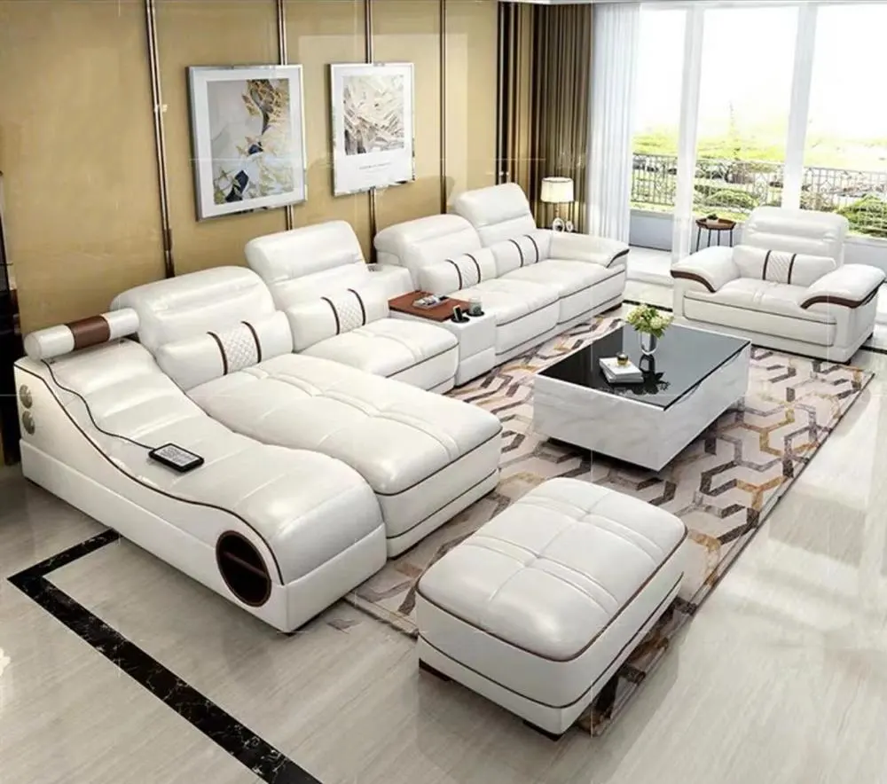 EE. UU. Casa muebles de sala juegos de 7 plazas sofá cama
