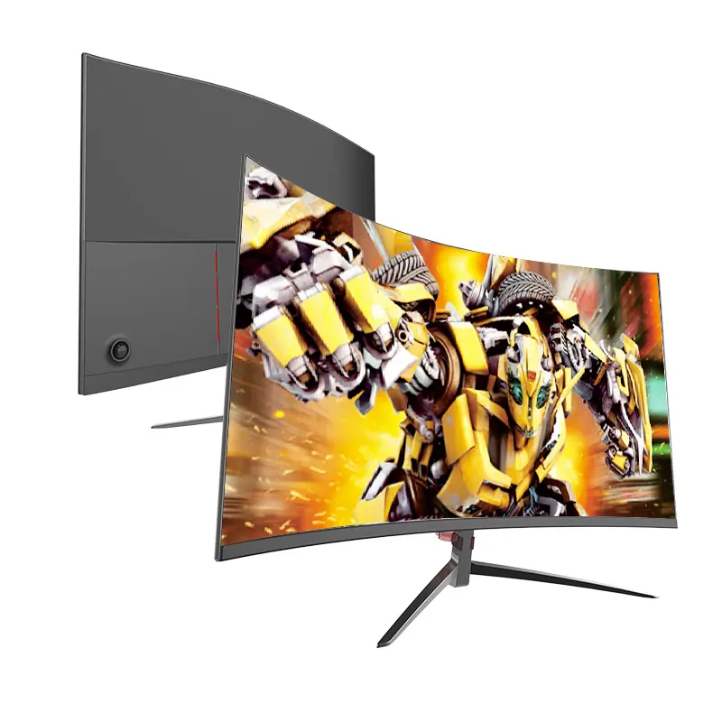 Frameless Computer Lcd Led Monitor 21.5 24 27 Inch IPS Desktop Led Pc Computer Curved PC Screen Gaming Monitor