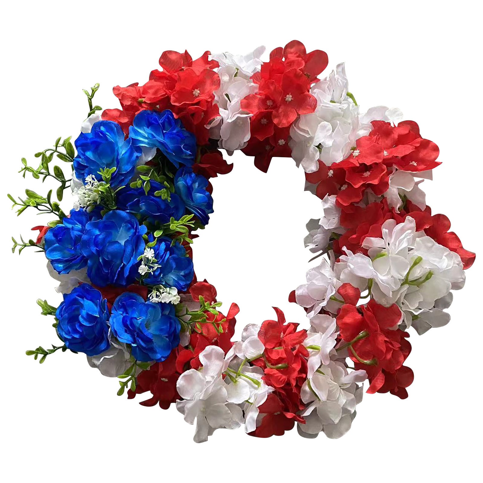 J2-32 Independence Day Hydrangea Wreath