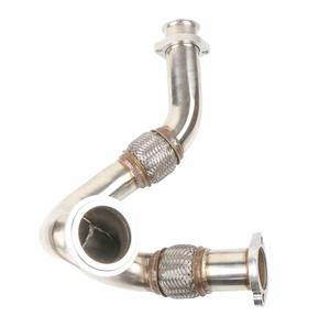 Turbocharger up Pipe Set Y-Pipe <strong>Header</strong> for 03-07 Ford 6.0L Power Stroke Diesel - Product Image 4