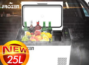 Tủ lạnh mini di động 25L 12V DC, máy nén, dùng cho ô tô, cắm trại, ngoài trời, xe caravan, xe RV - Product Image 3