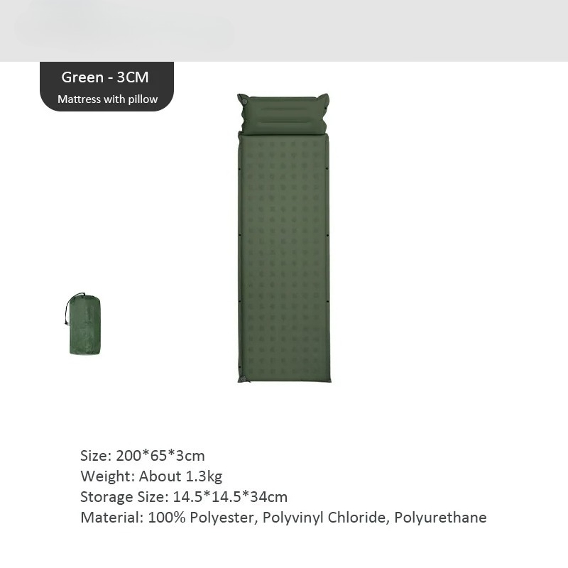Oreiller vert 3CM