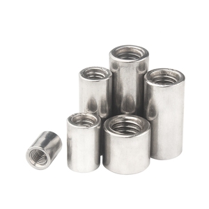 <strong>M3</strong> M4 M5 M6 M8 Stainless Steel Lengthen Round <strong>Coupling</strong> Nut Internal Thread Cylindrical Joint Nut Sleeve Tubular Nuts - Product Image 4