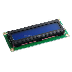 DIYmall 1602 Anzeige modul Blauer grüner Bildschirm 16x2 Zeichen LCD-Anzeige modul Mit AIP31066 LED-Controller für Arduino
