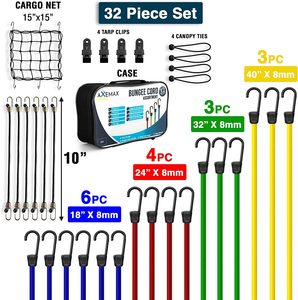 Dây Bungee Các Loại Kẹp Bẫy Hạng Nặng, Dây Dù, Dây Buộc Búi Và Lưới Chở Hàng Có Móc Nặng - Product Image 2