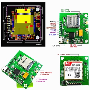 Simcom-Módulos de IoT móvil 4g LTE, placa de desarrollo SIM7000 SIM7000E con antena externa - Product Image 3