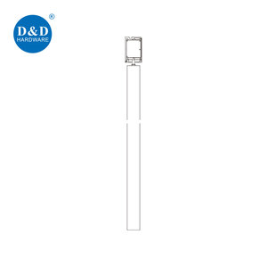Operador de puerta corredera automática D & D HARDWARE Operador de puerta enrollable de puerta externa de estilo moderno - Product Image 4