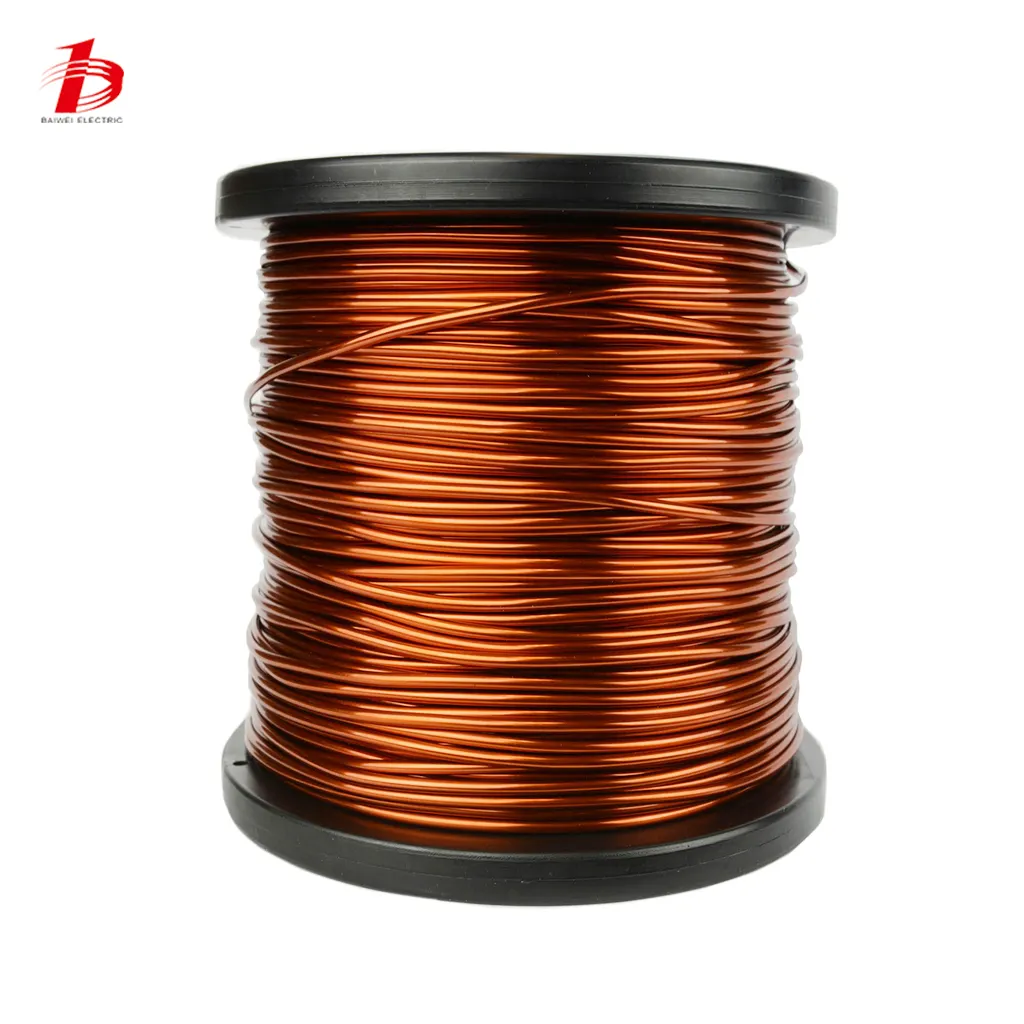Enameled Round Aluminum Wires Pew130 Swg31 For Middle East Market SWG Enamel Coated Wire Baiwei