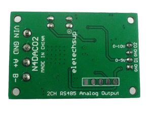 DC 12V 2CH DAC <strong>Module</strong> 0-5V 0-10V PWM to Voltage <strong>Analog</strong> Converter RS485 Modbus RTU Board
