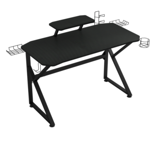 Mesa de Juego plegable de diseño moderno ergonómico, escritorio de ordenador de madera de metal con superficie MFC con función extensible para uso escolar - Product Image 1