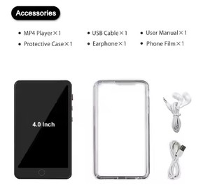 4.0インチAndroid IPSタッチスクリーンMP3 MP4プレーヤーWiFi TFカスタムロゴシステムビデオ音楽プレーヤーをサポート - Product Image 2