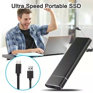 高速便携式硬盘驱动器，带大容量1T5T10T40T外部存储USB 3.1 Type-C接口，适用于笔记本电脑 - Product Image 5