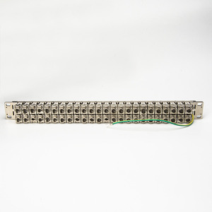 高密度1U 48端口STP FTP Cat5e Cat6 Cat6A配线架，带屏蔽梯形插孔 - Product Image 3