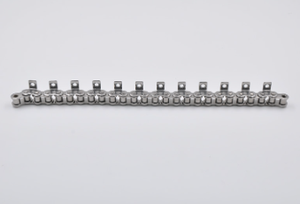 SSC10B-1 <span class=keywords><strong>B</strong></span>シリーズステンレス鋼短ピッチ精密ローラーチェーンストレートプレート付き