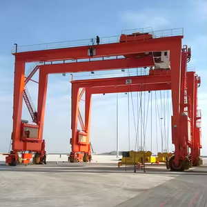 80 tấn vận chuyển container straddle tàu sân bay container dỡ giàn cần cẩu giá - Product Image 6