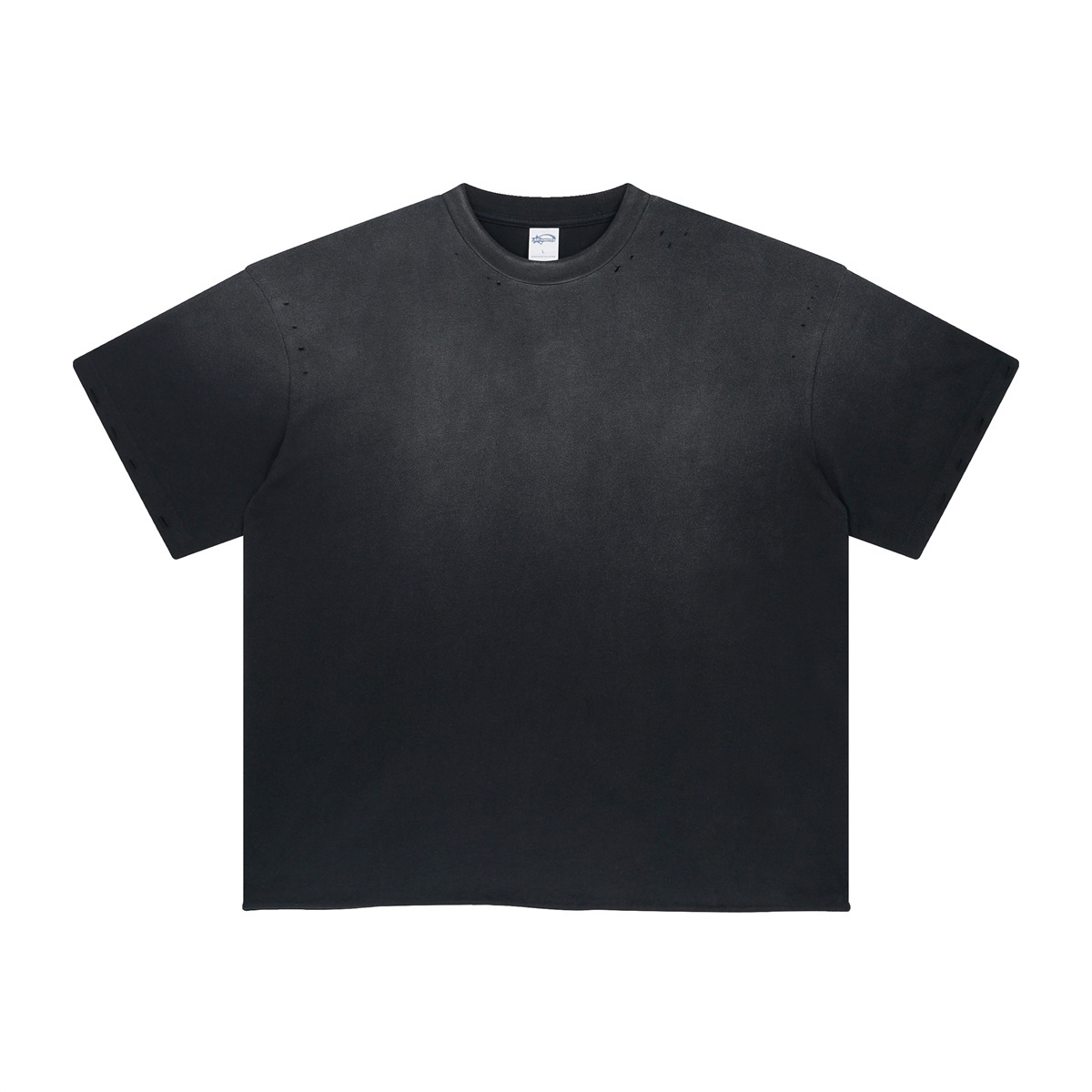 distressed black