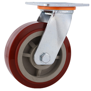 CMCL Hot Sale Caster 6IN Polyurethan Hochleistungs-PU-Rollen Räder Maschinen rollen - Product Image 1