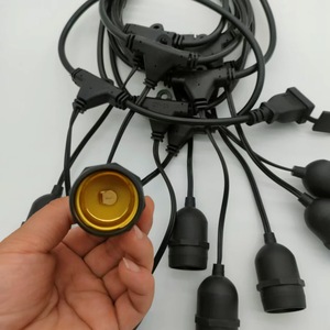 アメリカ標準10m 10E27ライトストリング電源コード、電球電源延長ラインSJT2x18awg - Product Image 4