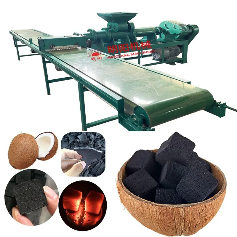 Extrusora de briquetas de carbón para barbacoa, máquina de prensado de carbón vegetal, máquina de prensado