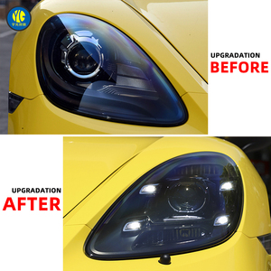 Porsche Cayman 718 982 2016 -2023 için kafa ön işık Matrix kafa lambası yükseltme matris sol ve sağ LED farlar meclisi - Product Image 3