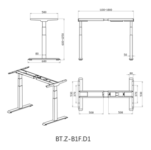 NBHY高品质办公桌高度可调笔记本电脑站立桌架 - Product Image 6