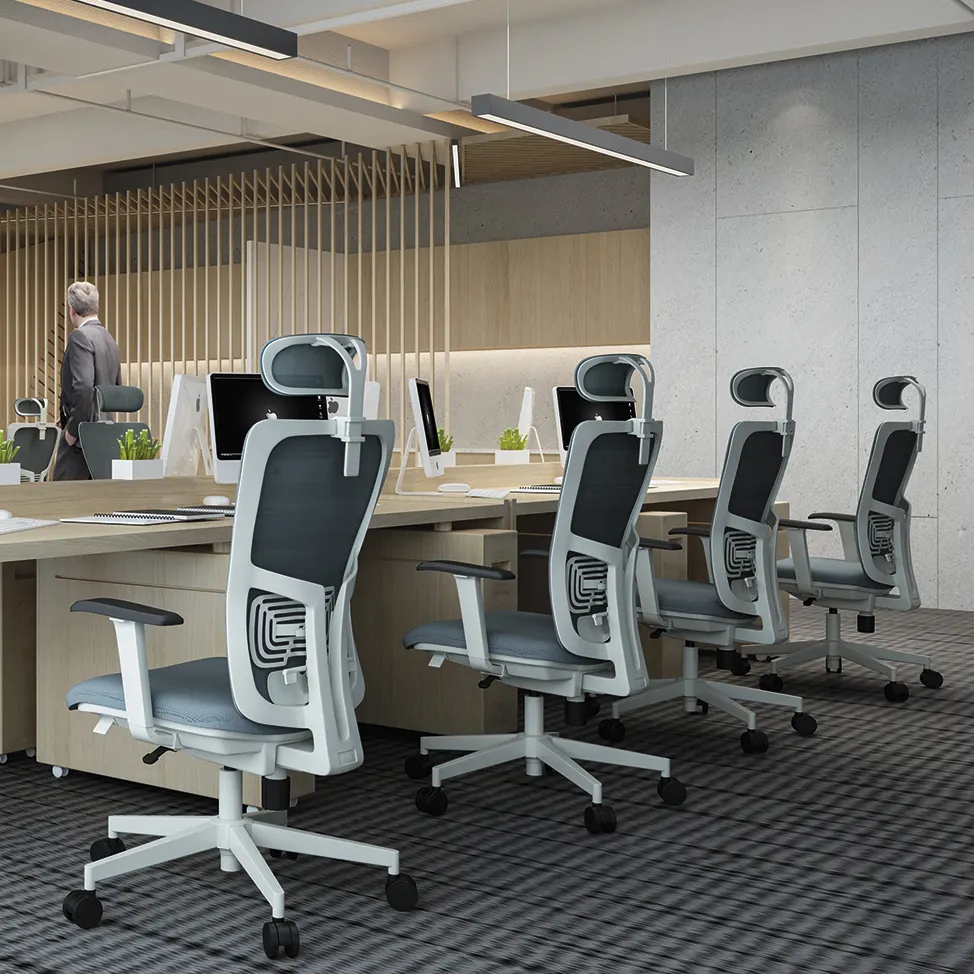 Heated classic Modern adjustable Staff Mesh Swivel custom executive ergonomic Computer home Office Chairs