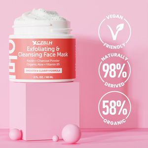 OEM/ODM peeling yüz maskesi cilt bakımı <span class=keywords><strong>K</strong></span> güzellik maskesi cam cilt için-Kaolin kili + <span class=keywords><strong>k</strong></span>ömür kremi peeling maskesi