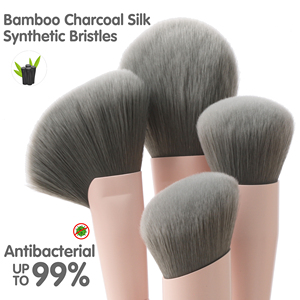 Chất Lượng Cao Vegan Sang Trọng Trang Điểm Bàn Chải 10Pcs Bàn Chải Mắt Bao Gồm Eyeshadow Bút Kẻ Mắt Lông Mày Bàn Chải Nhãn Hiệu Riêng Biểu Tượng Tùy Chỉnh - Product Image 2