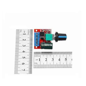 PWM DC regolatore motore 5V-35V velocità interruttore di controllo 5A funzione LED dimmer - Product Image 3