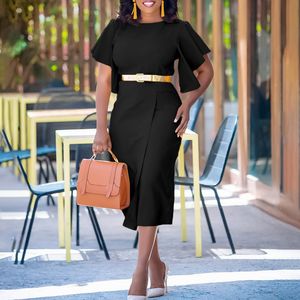 <strong>Fashion</strong> Turkey Women's Party Dress African Sleeveless Beading Elegant and Slim Plus Size Slit Evening - Product Image 4