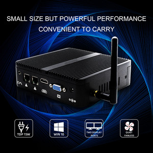 Mini Pc sin ventilador Intel 12th Gen Procesador J6412 Quad Core Box Pc DDR4 Dual Lan/Com Mini computadora con SSD Win10/Linux Os - Product Image 6