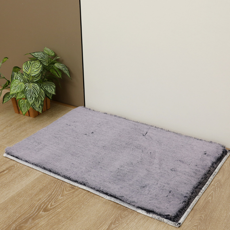 Fieltro de pelo de conejo, blanco y negro, con punta.