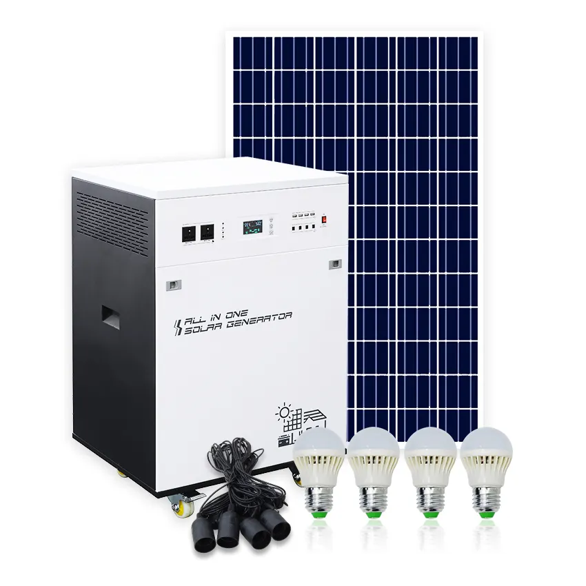 plug and play solar home system mobile home solar panel system 5000W