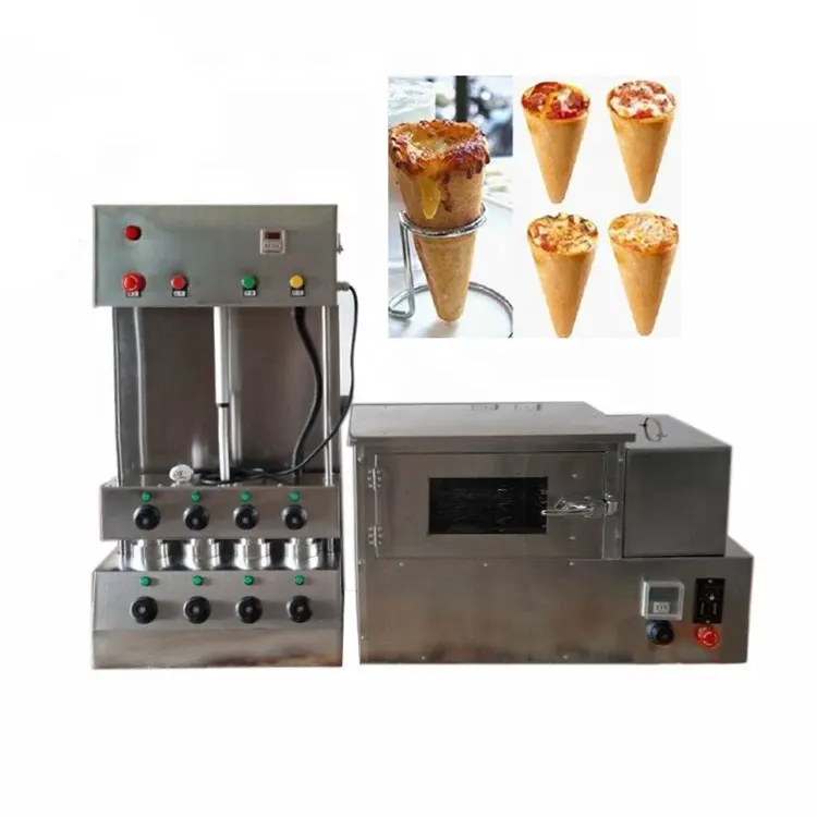 Melhor preço máquina de cone de pizza/máquina de preparação linha de produção
