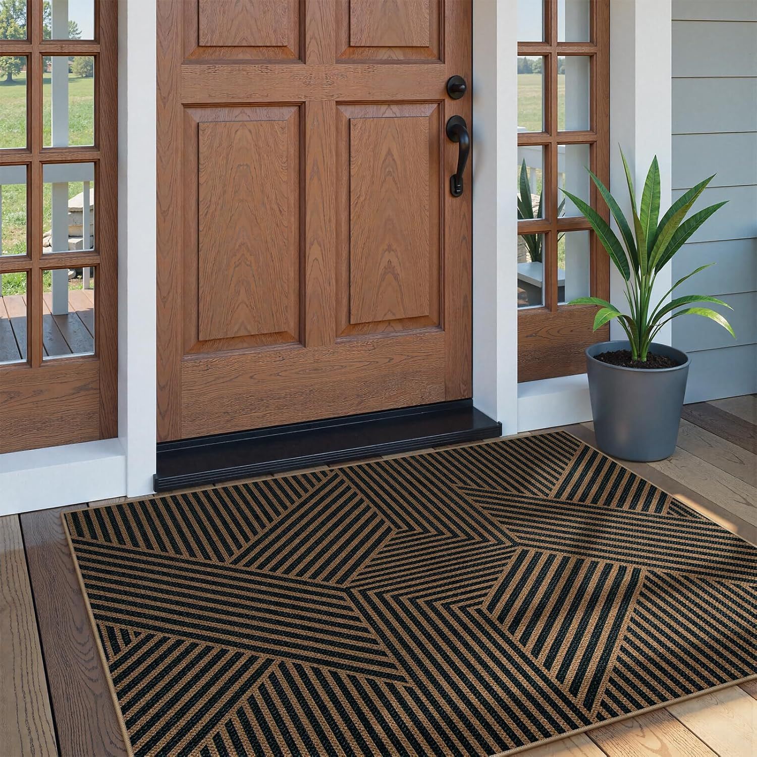 BYT-Striped Floor Mat 9
