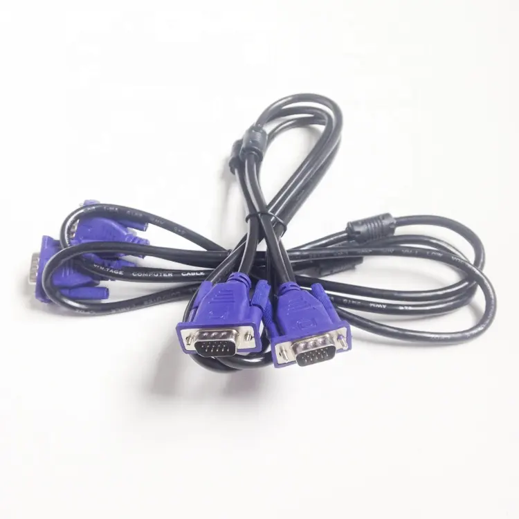 1.5M Grosir Kabel VGA VGA3 + 5 Kabel Resolusi Tinggi untuk Komputer dan Monitor