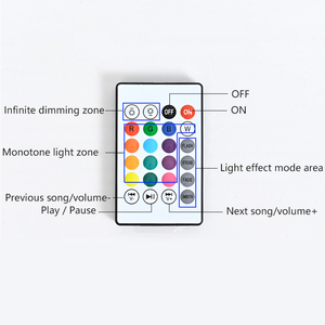 新着リモコン天井スマートナイトRgb18wE27コブLED音楽電球ライト - Product Image 5