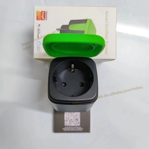 Tuya EU 16A Wifiスマート屋外防水電気ソケットスマートリビング電気プラグAlexa Googleホームコントロール使用 - Product Image 4