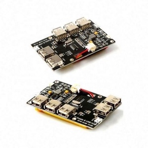5 Port USB 2.0 Hub Netzteil modul mit 3800mAh Lithium batterie für Raspberry Pi 3 Pi 2 Modell B A Pi Zero