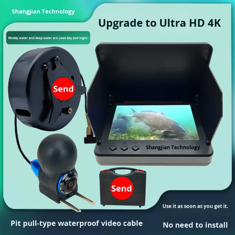 Écran ultra-clair de 4,3 pouces, tête bleue ultra haute définition de 30 m