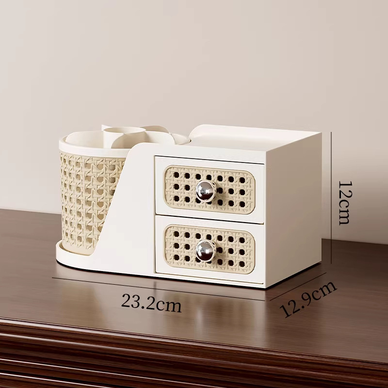 Vintage style makeup storage box