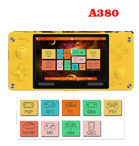 A380オープンソースAndroidシステムPSPハンドヘルドゲームコンソールデュアルシステムBluetooth接続コントローラーゲームコンソール - Product Image 2