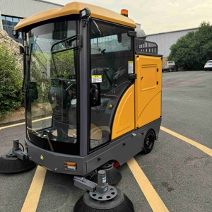 コンパクト電気ライドオンストリートスイーパー大型機械式ガレージ床スイーパーカスタマイズ工業用フロアスイーパー - Product Image 1