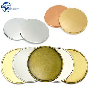 Không có moq tùy chỉnh bạc đồng rắn tinh khiết đồng xu trống 30mm 40mm 50mm 60mm kim loại thách thức đồng xu trống tiền xu cho khắc laser - Product Image 2