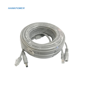 5M-50M Cat5E เครือข่ายอีเธอร์เน็ต LAN RJ45 พร้อมสายต่อขยายไฟ DC สําหรับกล้องวงจรปิดระบบกล้อง IP - Product Image 1