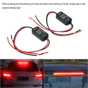 LED Brake <strong>Light</strong> Tail Stop <strong>Light</strong> 12-30V Flash Strobe Controller LED Flasher Module <strong>GS</strong>-100A - Product Image 6