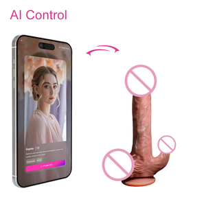 Đồ chơi tình dục siêu yên tĩnh điều khiển bằng ứng dụng AI OEM, chất liệu silicon lỏng - Product Image 1