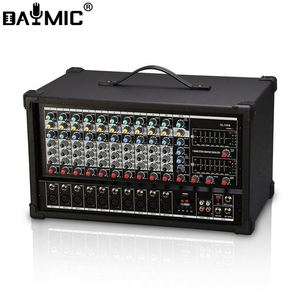 Factory 10 Channel Audio <strong>Mixer</strong> With Power Amplify Amplifier Box for Home Ktv Show - Product Image 6