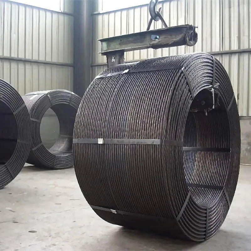 Предварительно напряженная стальная нить, высокая прочность, часто используется в мостовой рулевой тяге, кабеле и так далее
