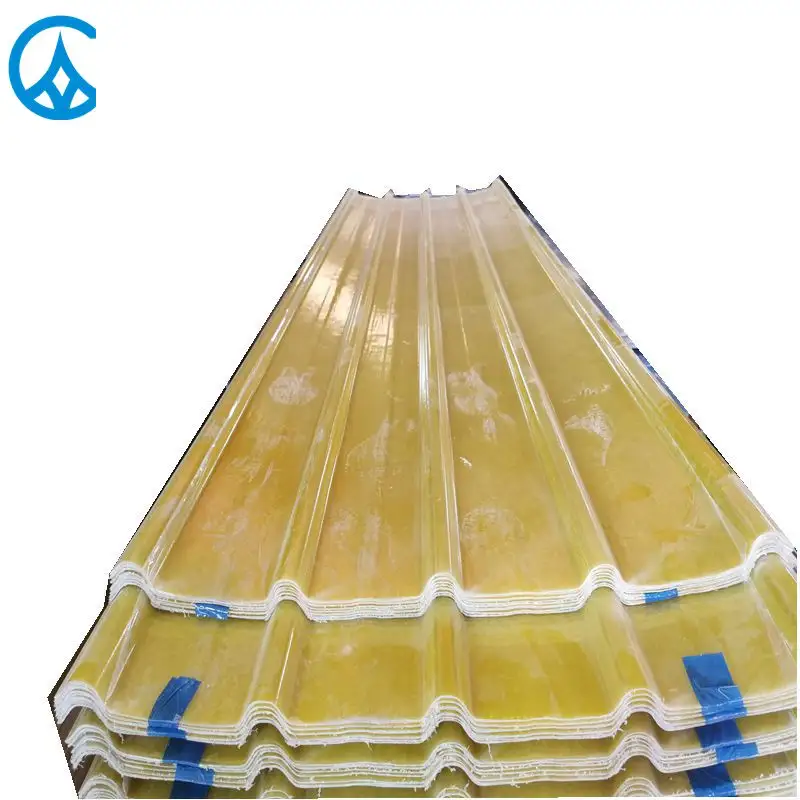 경량 물결 모양 플라스틱 루핑 장 가격, 섬유 FRP 투명한 지붕
